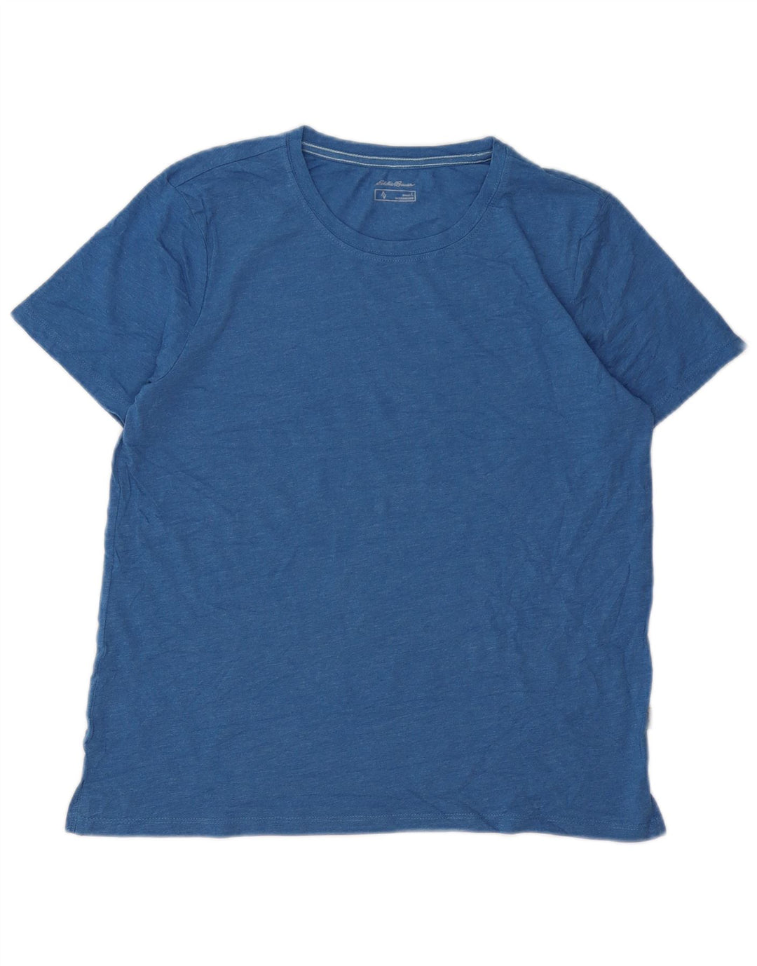 Eddie Bauer Womens T-Shirt Top UK 16 Large Blue Cotton