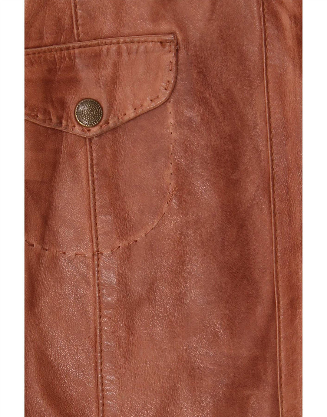 Conbipel Mens Leather Jacket IT 50 Large Brown