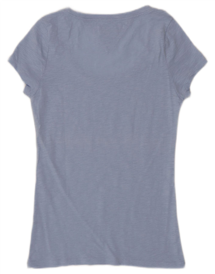 Tommy Hilfiger Womens T-Shirt Top UK 10 Small Blue