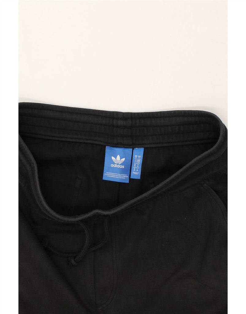 ADIDAS Mens Sport Shorts Medium Black Cotton | Vintage Adidas | Thrift | Second-Hand Adidas | Used Clothing | Messina Hembry 