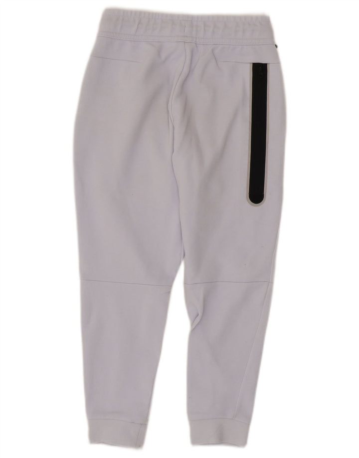 Nike Boys Tracksuit Trousers Joggers 8-9 Years Small Blue Colourblock