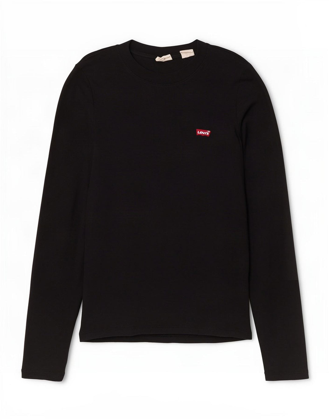 Levi's Womens Top Long Sleeve UK 10 Small Black Cotton