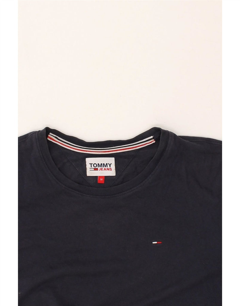 TOMMY HILFIGER Mens T-Shirt Top Medium Navy Blue Cotton Vintage Tommy Hilfiger and Second-Hand Tommy Hilfiger from Messina Hembry 