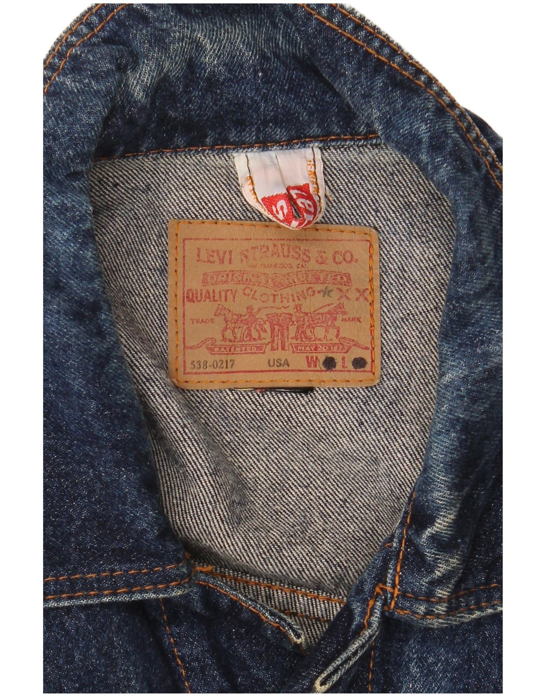 Levi's Mens Denim Jacket UK 40 Large Blue