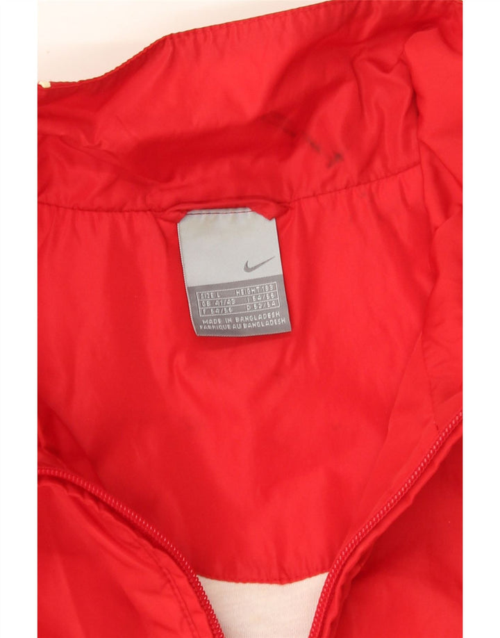 Nike Mens Windbreaker Jacket UK 41/43 Large Red