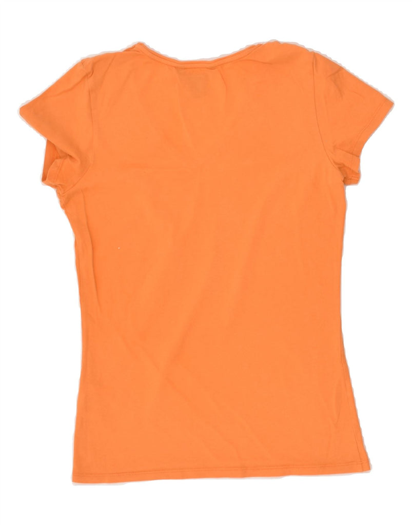 GANT Womens T-Shirt Top UK 8 Small Orange Cotton | Vintage Gant | Thrift | Second-Hand Gant | Used Clothing | Messina Hembry 