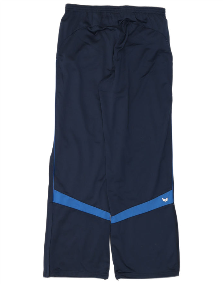 Erima Womens Tracksuit Trousers UK 16 Large Navy Blue Colourblock
