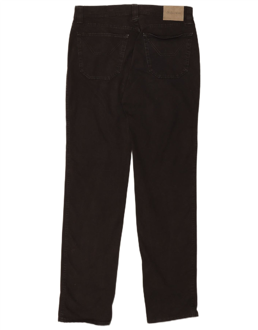 JECKERSON Mens Slim Jeans W33 L33 Black Cotton