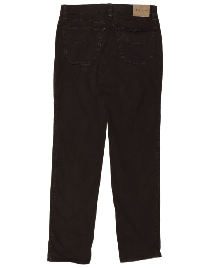 JECKERSON Mens Slim Jeans W33 L33 Black Cotton