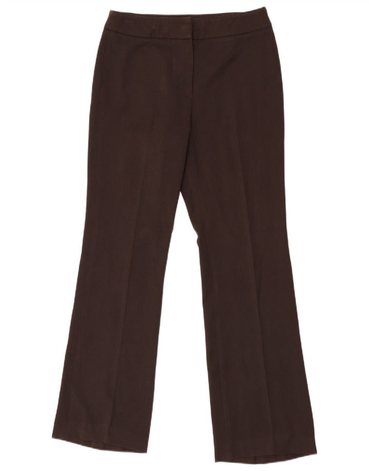Max Mara Womens Weekend Bootcut Suit Trousers UK 8 Small W27 L30 Brown