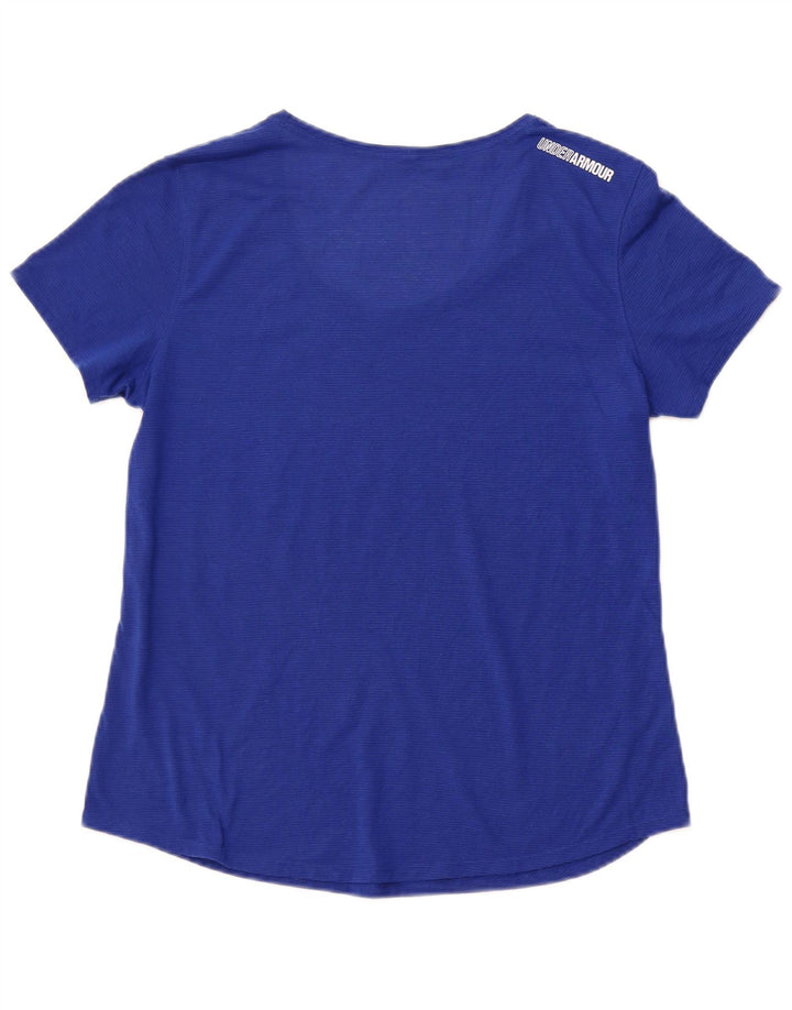 UNDER ARMOUR Womens T-Shirt Top UK 12 Medium Blue