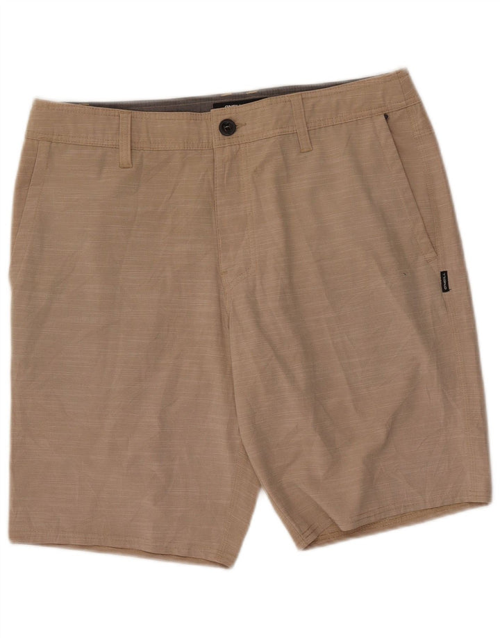 O'NEILL Mens Chino Shorts W32 Medium Beige Cotton