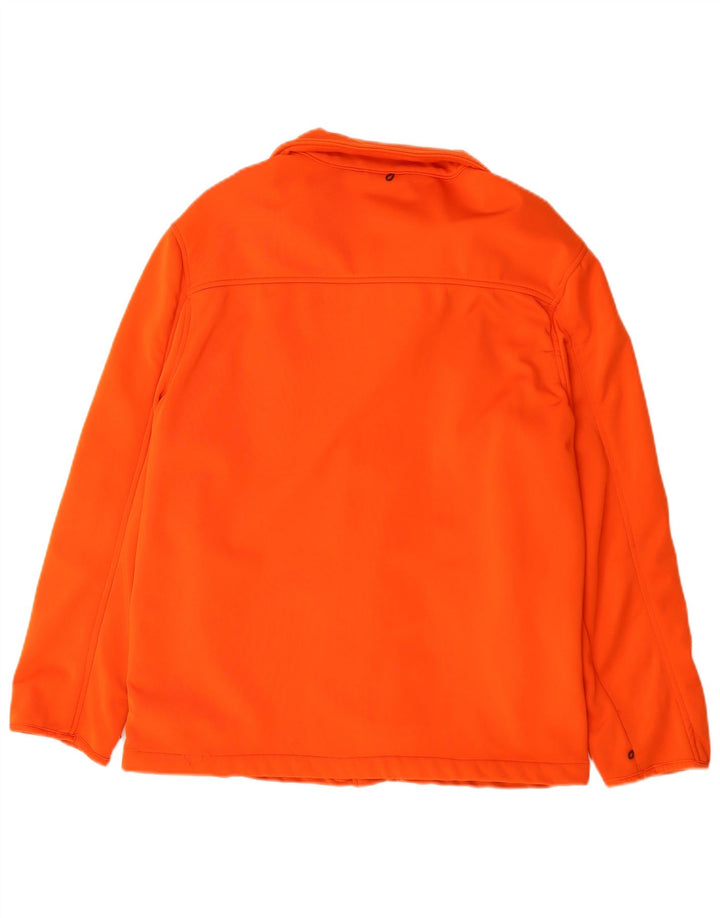 Slam Mens Liner Tracksuit Top Jacket Large Orange Polyester