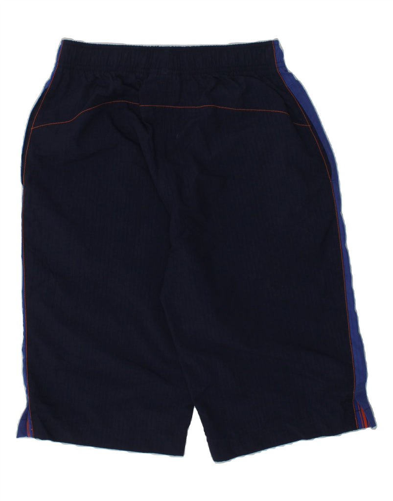 ADIDAS Boys Sport Shorts 9-10 Years Navy Blue Colourblock Polyamide | Vintage Adidas | Thrift | Second-Hand Adidas | Used Clothing | Messina Hembry 