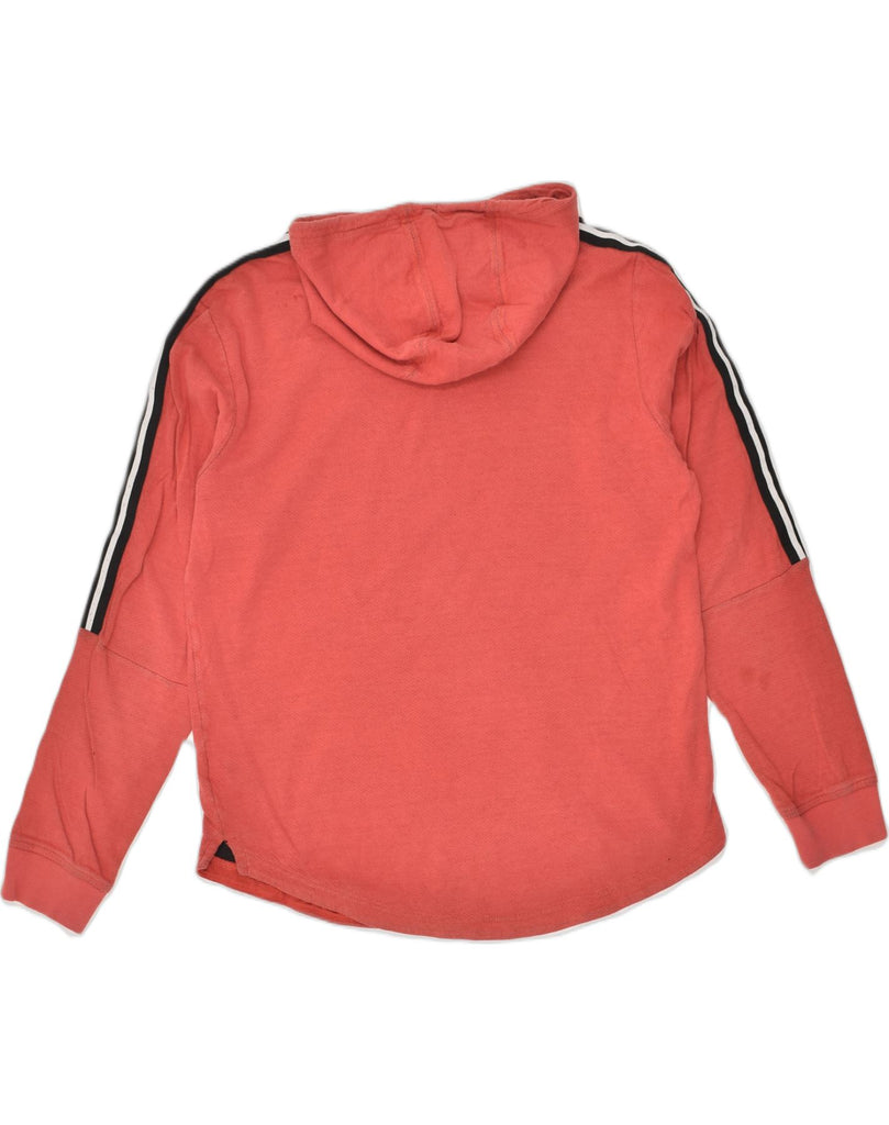 ADIDAS Mens Hoodie Jumper Medium Red Cotton | Vintage Adidas | Thrift | Second-Hand Adidas | Used Clothing | Messina Hembry 