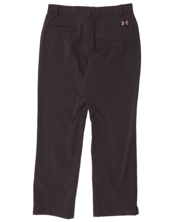 Under Armour Mens Cold Gear Straight Chino Trousers W34 L32 Black Nylon