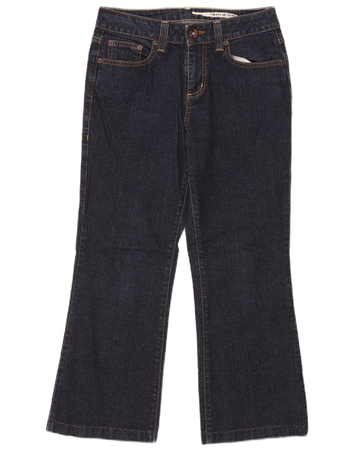 DKNY Womens Cropped Jeans US 6 Medium W28 L25 Navy Blue Cotton