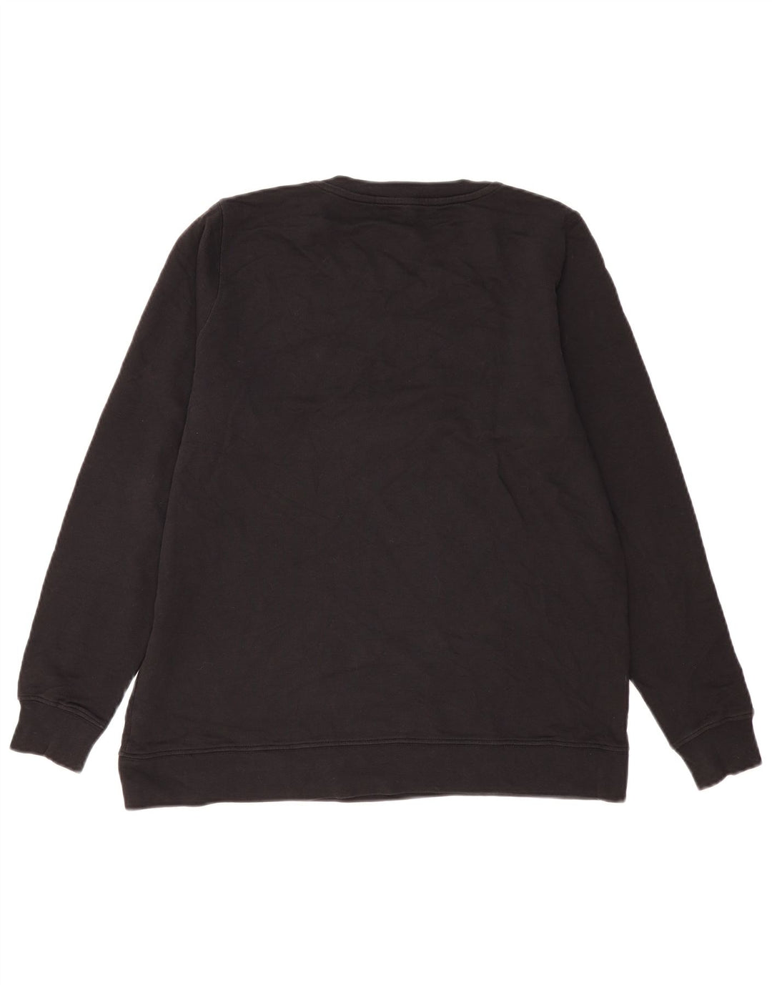 French Connection Mens Graphic Sweatshirt Jumper Medium Black Cotton