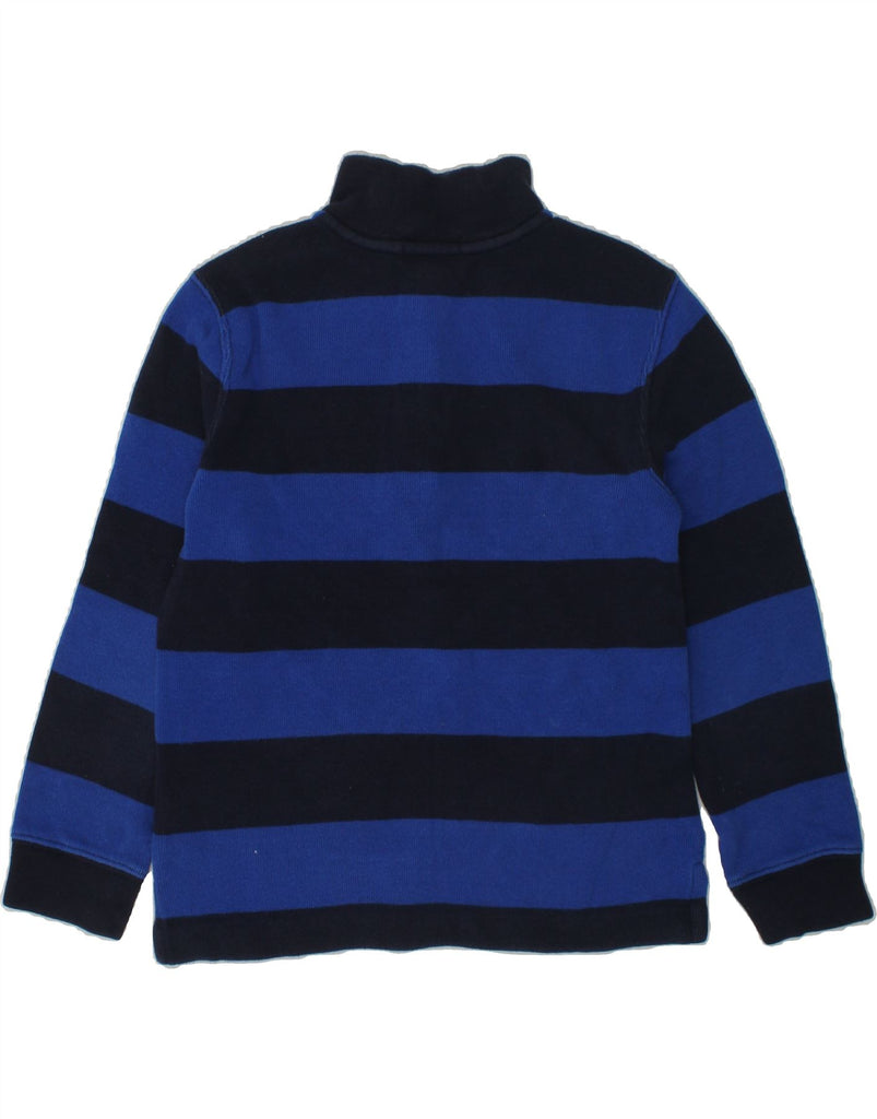 POLO RALPH LAUREN Boys Zip Neck Jumper Sweater 5-6 Years Blue Striped | Vintage Polo Ralph Lauren | Thrift | Second-Hand Polo Ralph Lauren | Used Clothing | Messina Hembry 