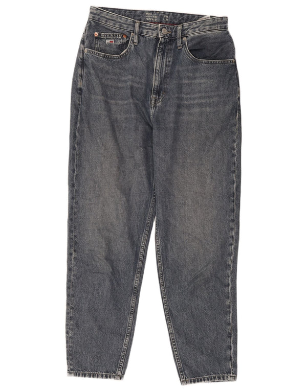 Tommy Hilfiger Womens Mom High Rise Tapered Jeans W29 L32 Blue Cotton