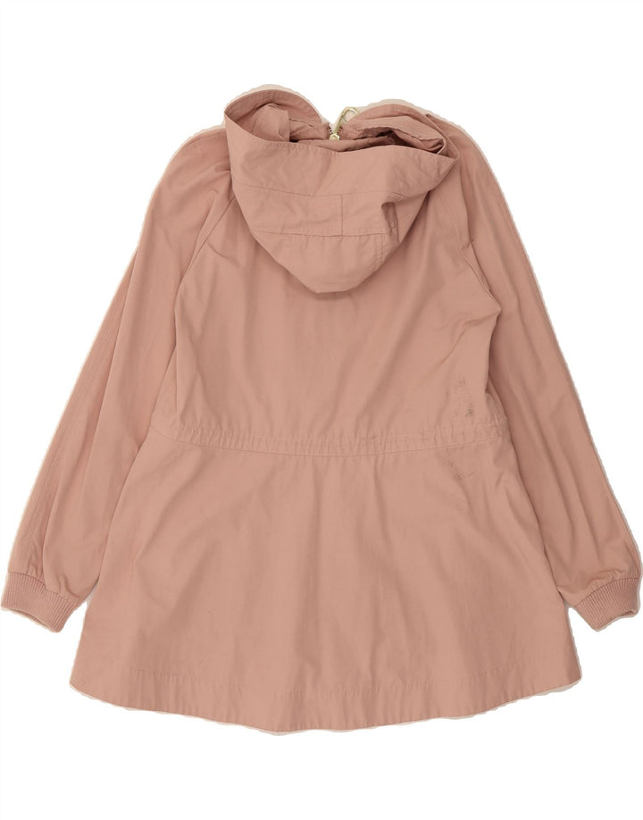 GUESS Womens Hooded Rain Jacket UK 6 XS Pink Polyester Vintage Guess and Second-Hand Guess from Messina Hembry 