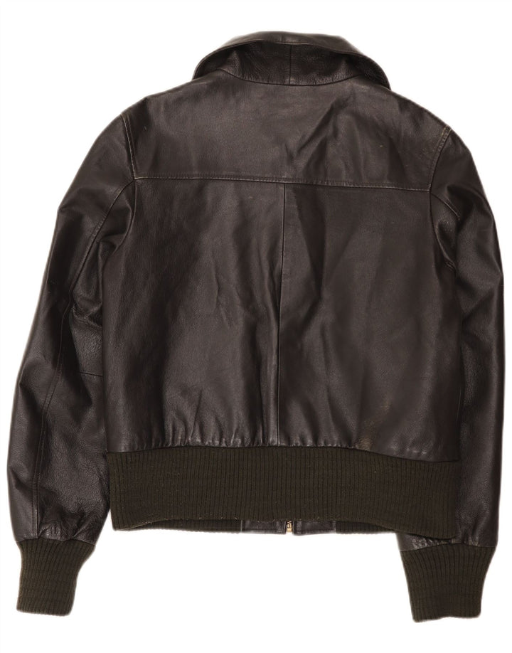 Conbipel Mens Leather Jacket IT 50 Large Black