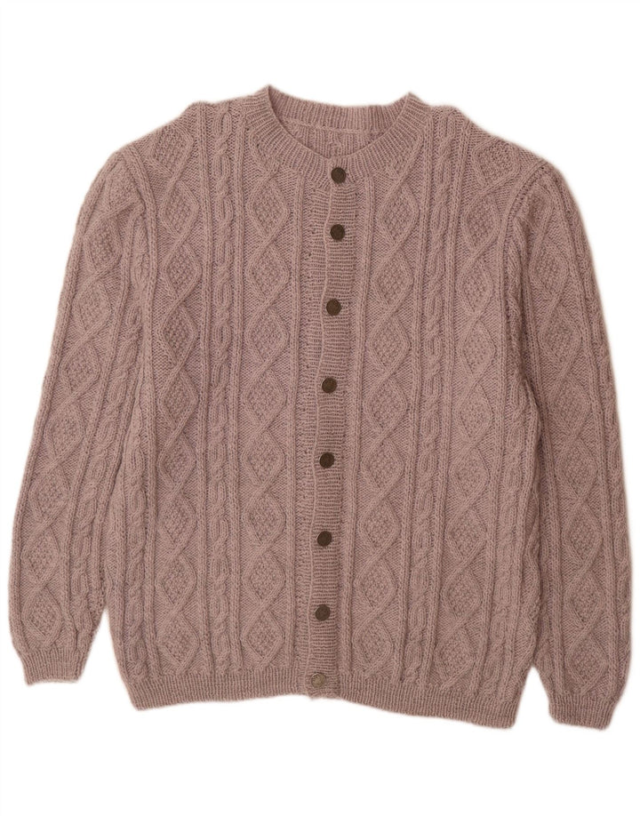 Vintage Mens Cardigan Sweater XL Purple