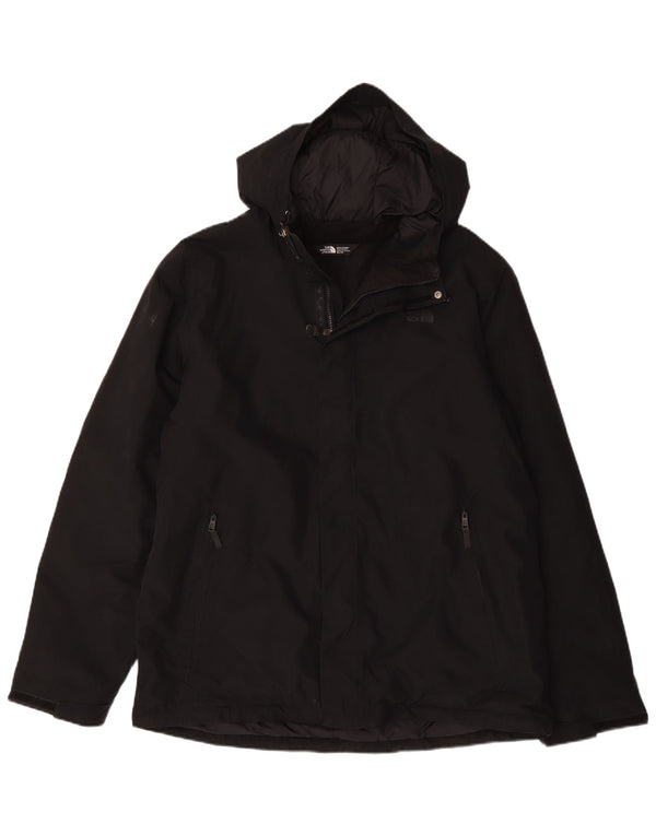 The North Face Mens Hooded Windbreaker Jacket UK 42 XL Black Polyester