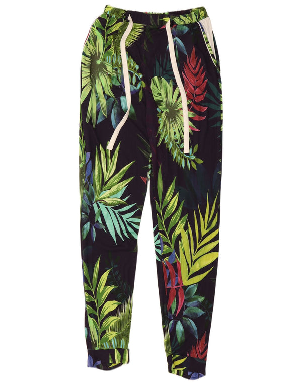 Desigual Womens Tracksuit Trousers Joggers UK 8 Small Multicoloured Floral