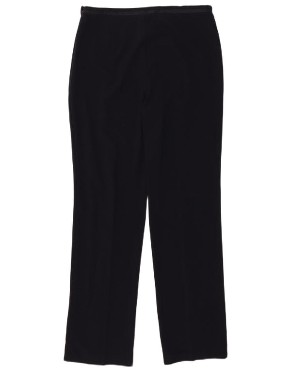 Marks & Spencer Womens Casual Trousers UK 12 Medium W30 L31 Navy Blue