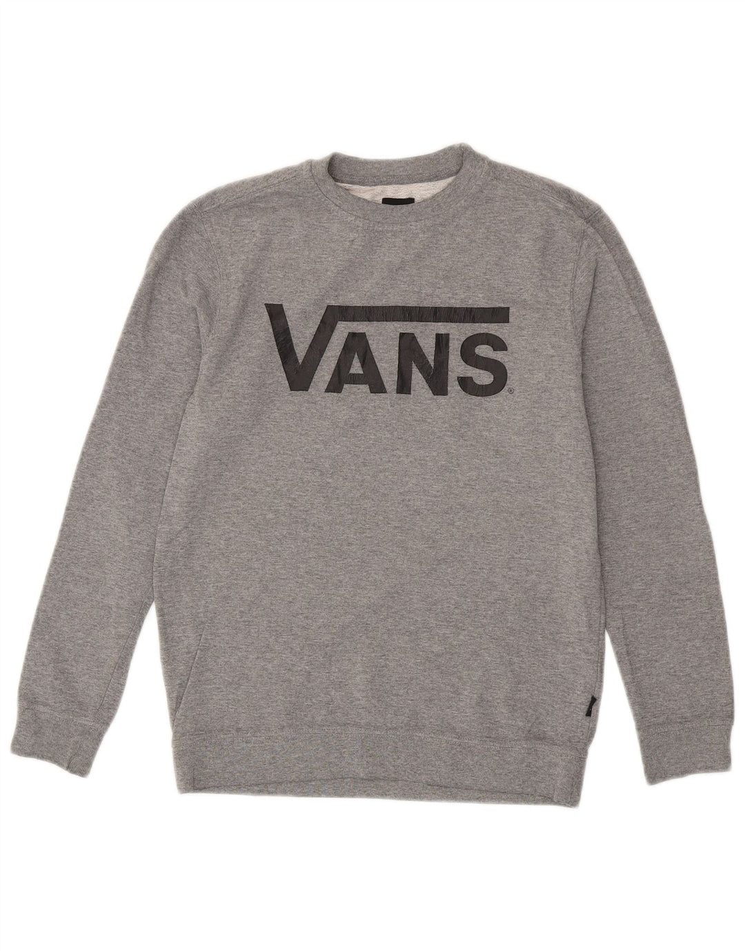 VANS Womens Graphic Sweatshirt Jumper UK 14 Large Grey