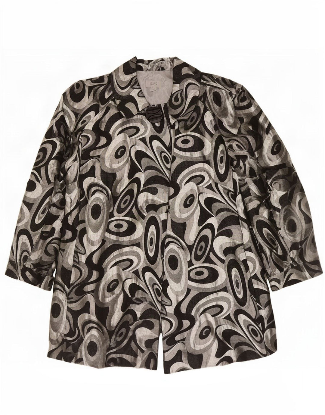 Marks & Spencer Womens Blazer Jacket UK 20 2XL Multicoloured Geometric