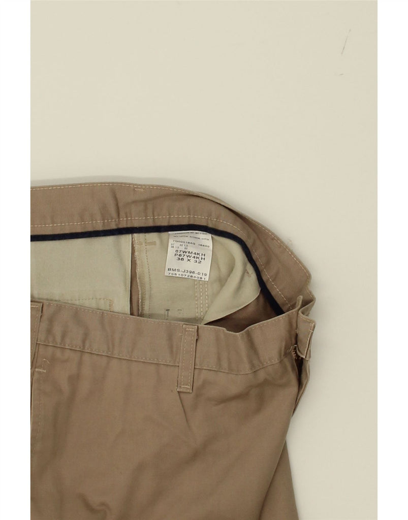 WRANGLER Mens Straight Chino Trousers W36 L32 Beige Cotton Vintage Wrangler and Second-Hand Wrangler from Messina Hembry 