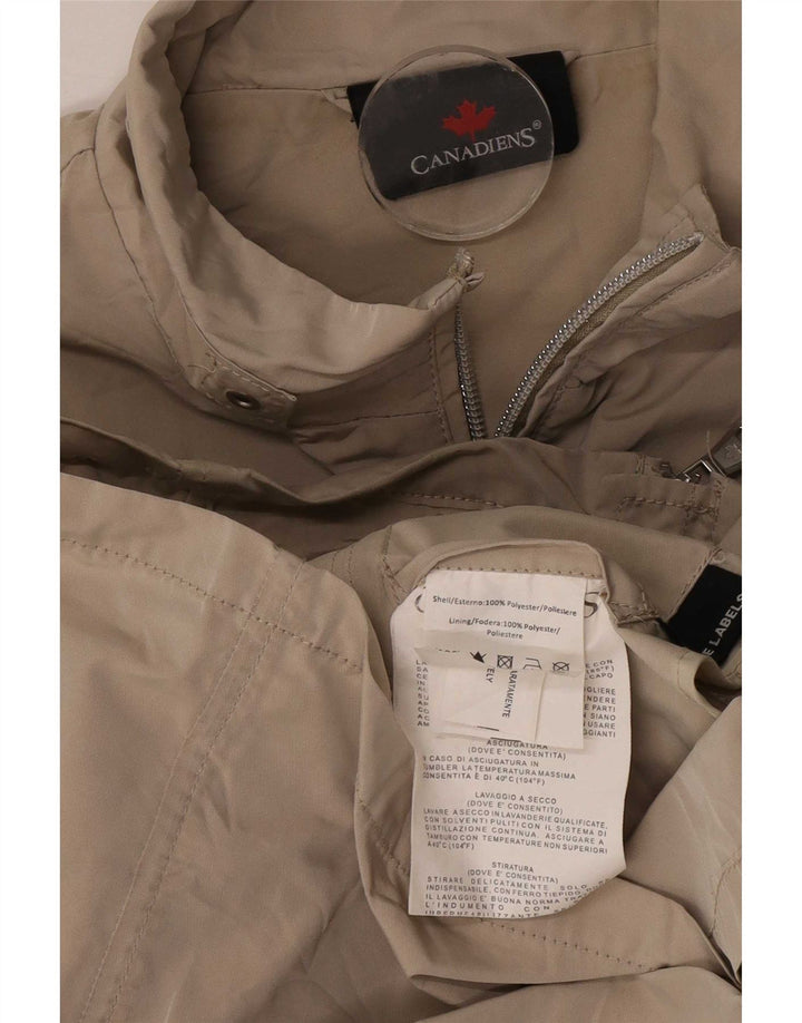 Canadiens Womens Utility Jacket IT 48 XL Beige Polyester