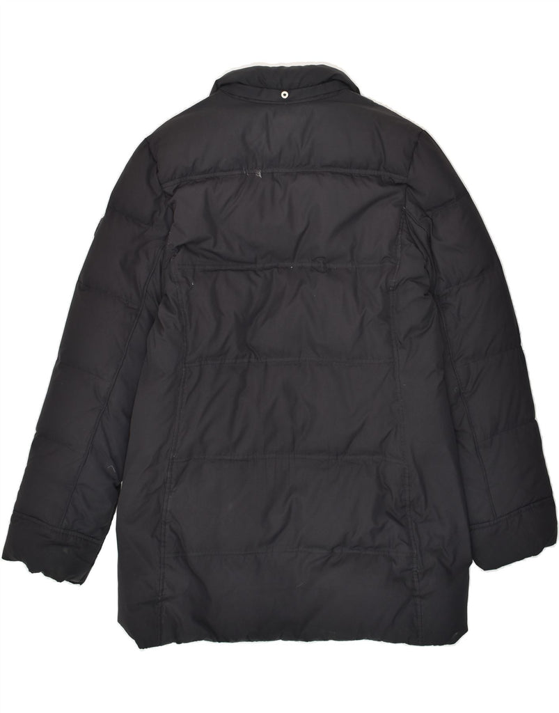 CHAMPION Womens Padded Coat UK 18 XL Black Polyester | Vintage Champion | Thrift | Second-Hand Champion | Used Clothing | Messina Hembry 