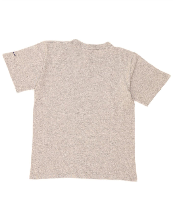 Champion Mens T-Shirt Top Small Grey Flecked Cotton