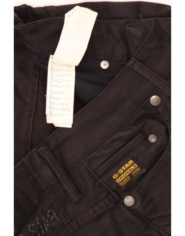 G-Star Womens Slim Jeans W30 L32 Black Cotton