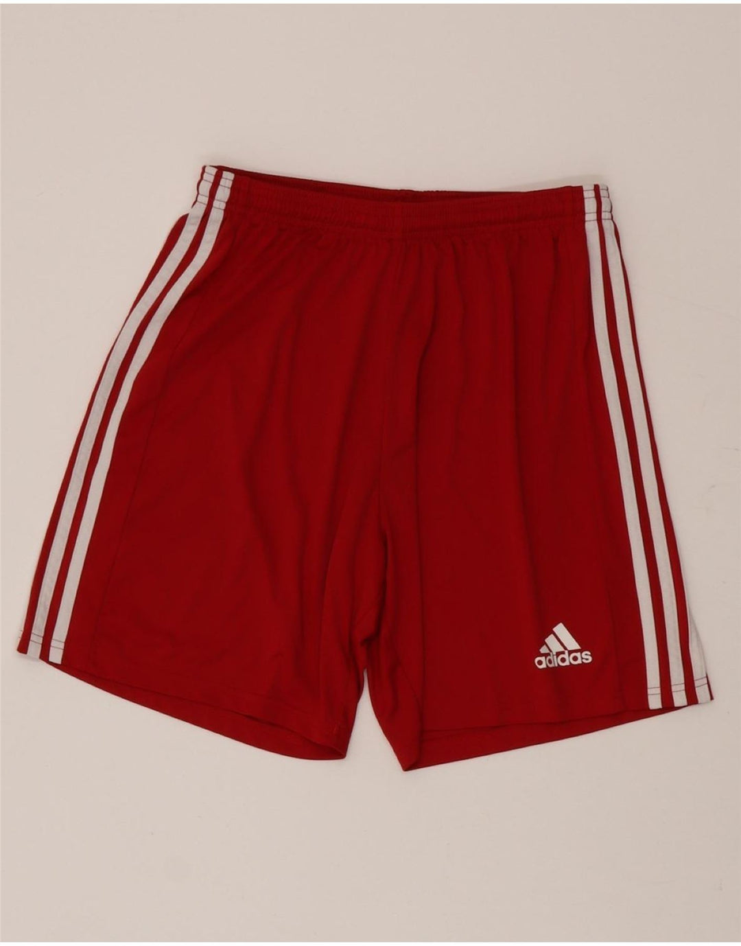 Adidas Mens Aeroready Sport Shorts Large Red Polyester