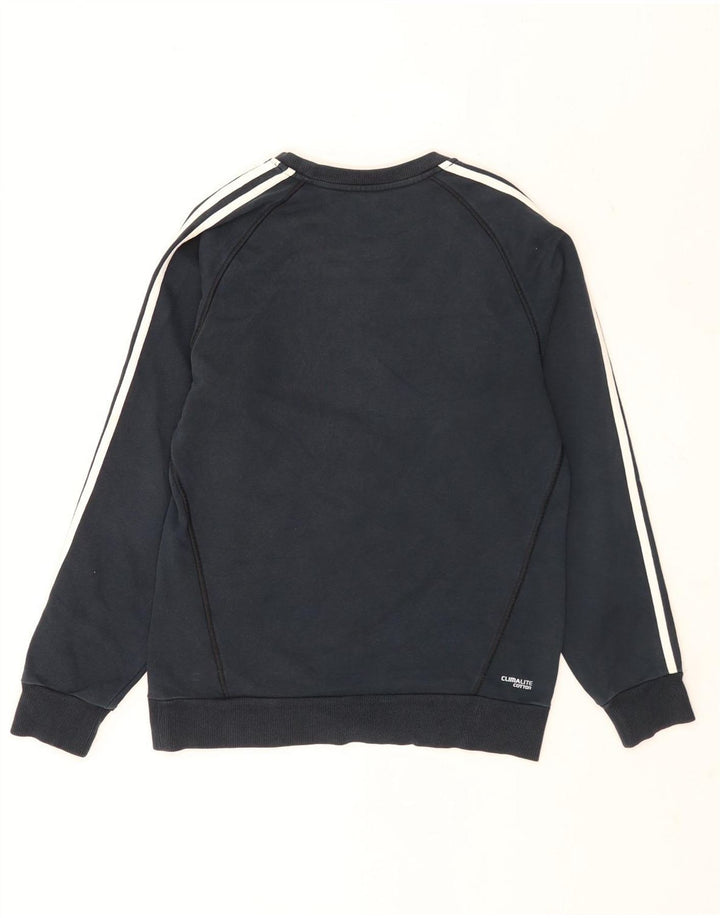 Adidas Mens Clima 365 Sweatshirt Jumper Small Navy Blue Cotton