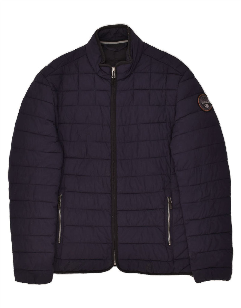 NAPAPIJRI Mens Padded Jacket UK 40 Large Navy Blue Vintage Napapijri and Second-Hand Napapijri from Messina Hembry 