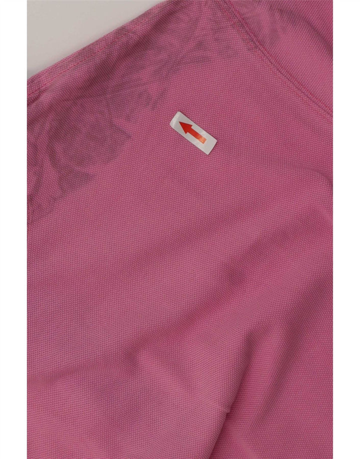 Massimo Dutti Mens Polo Shirt Large Pink