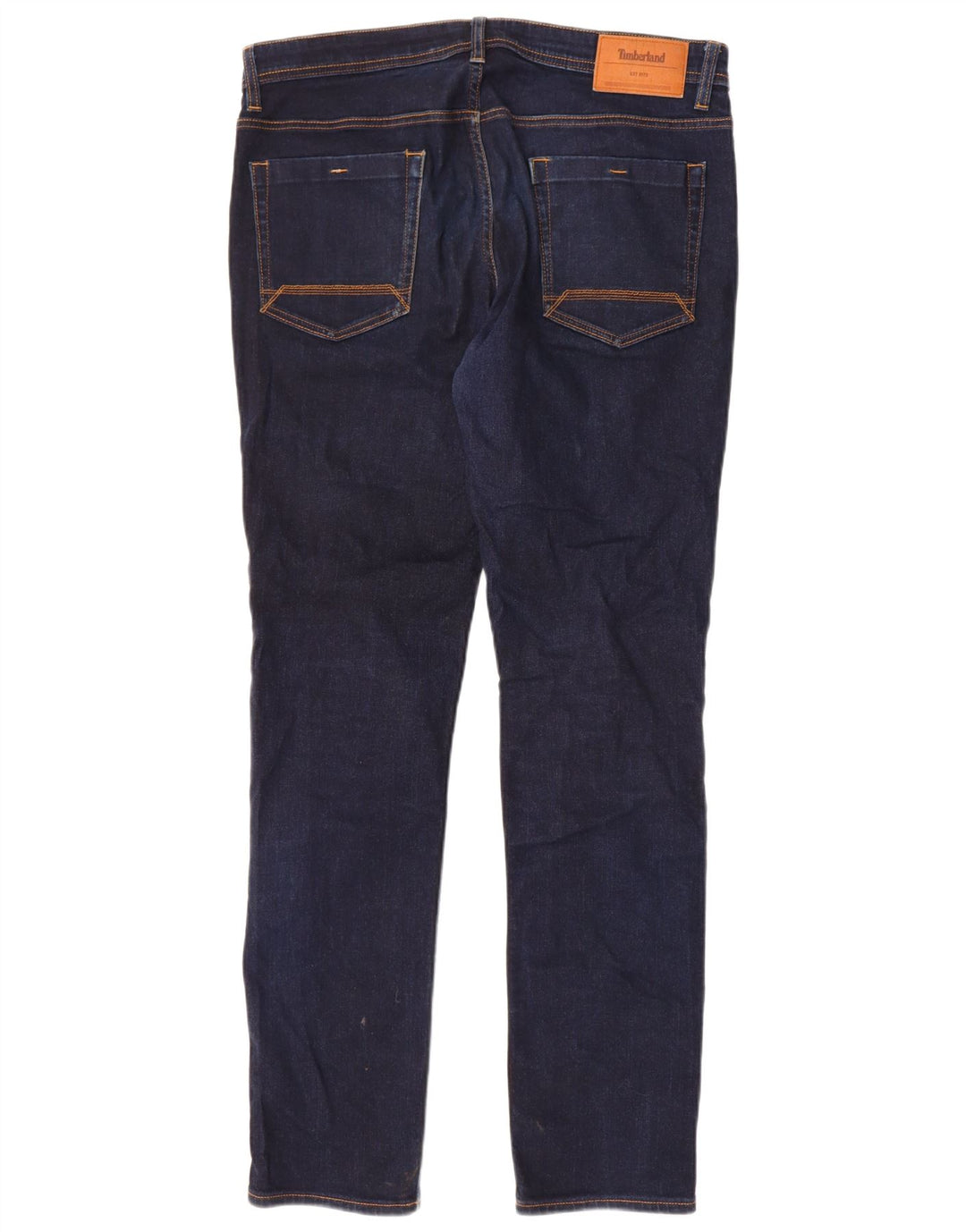 Timberland Mens Slim Jeans W34 L34 Navy Blue Cotton