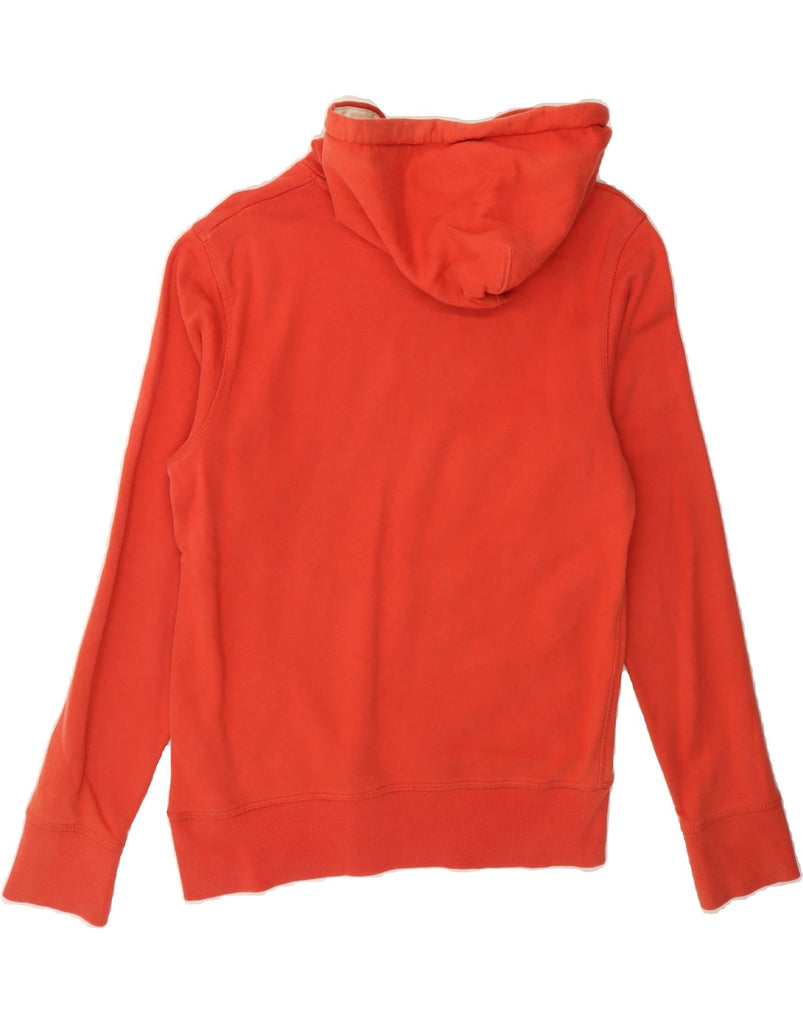 JACK & JONES Mens Graphic Hoodie Jumper Small Red Cotton Vintage Jack & Jones and Second-Hand Jack & Jones from Messina Hembry 
