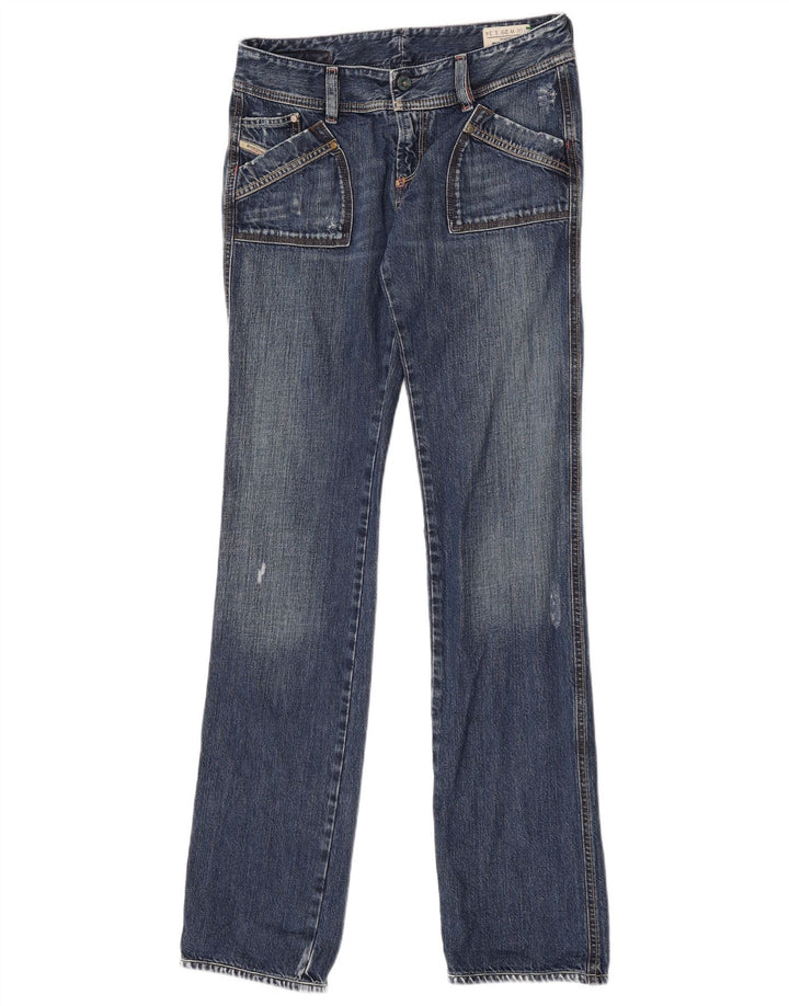 Diesel Womens Reckfly Slim Jeans W29 L34 Blue Cotton