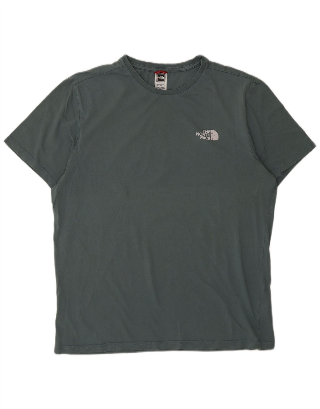 THE NORTH FACE Mens T-Shirt Top Large Green Cotton