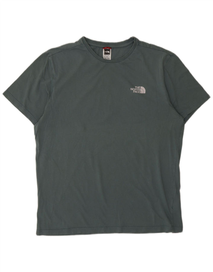THE NORTH FACE Mens T-Shirt Top Large Green Cotton