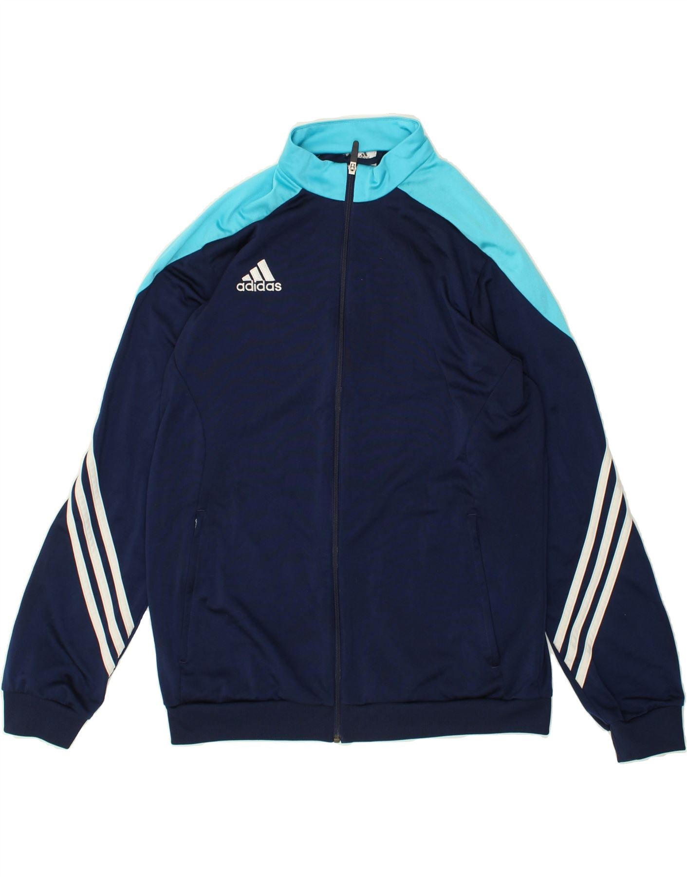 Adidas navy polyester store tracksuit