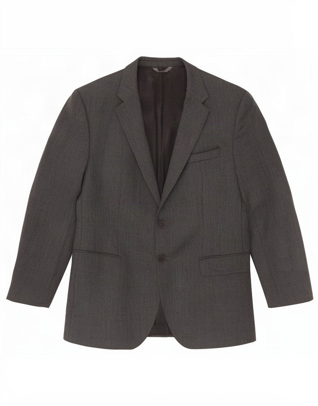 Hugo Boss Mens 2 Button Blazer Jacket EU 52 XL Grey Virgin Wool