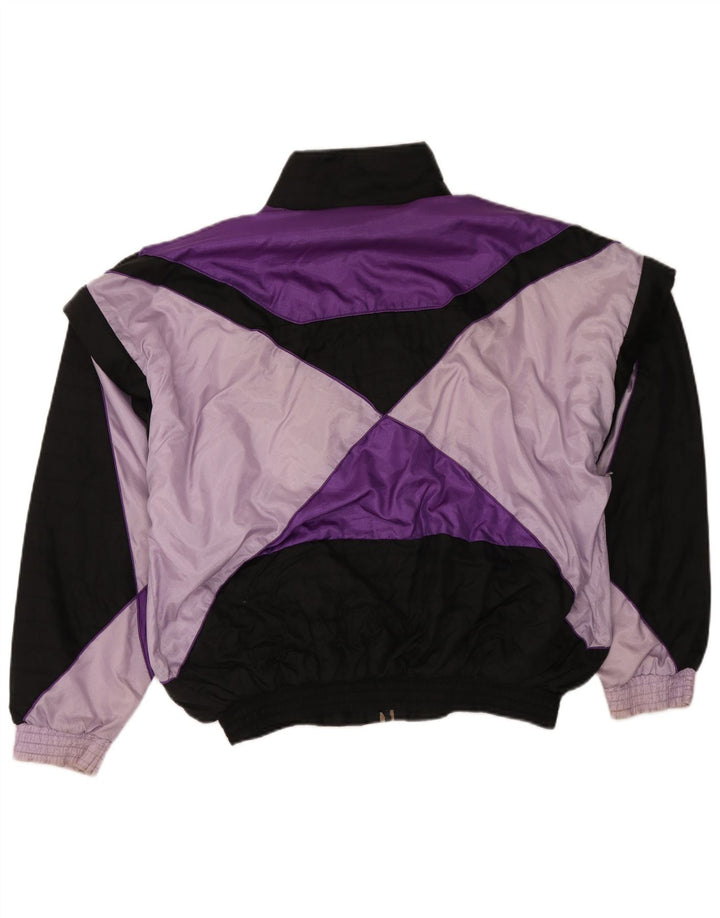 Genesis Mens Tracksuit Top Jacket XL Purple Colourblock