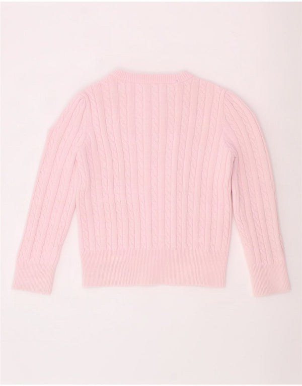 Polo Ralph Lauren Girls Cardigan Sweater 2-3 Years Pink Cotton